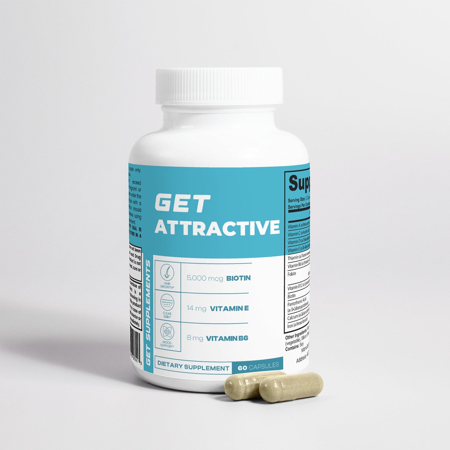 GET ATRACTIVE SUPLEMENT™ - VITAMINAS Y MINERALES NUTRIENTES 100% EFECTIVO