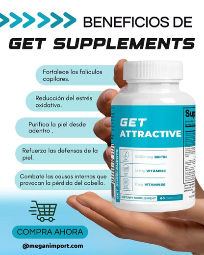 GET ATRACTIVE SUPLEMENT™ - VITAMINAS Y MINERALES NUTRIENTES 100% EFECTIVO